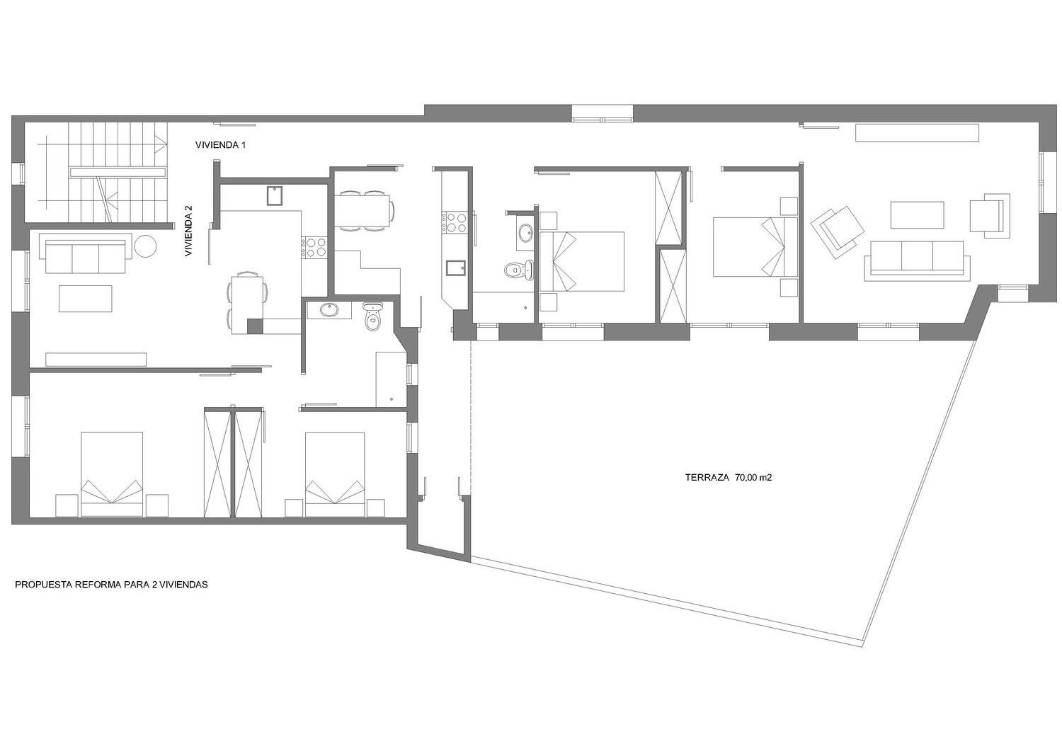 Piso 4 habitaciones Tafalla, Navarra