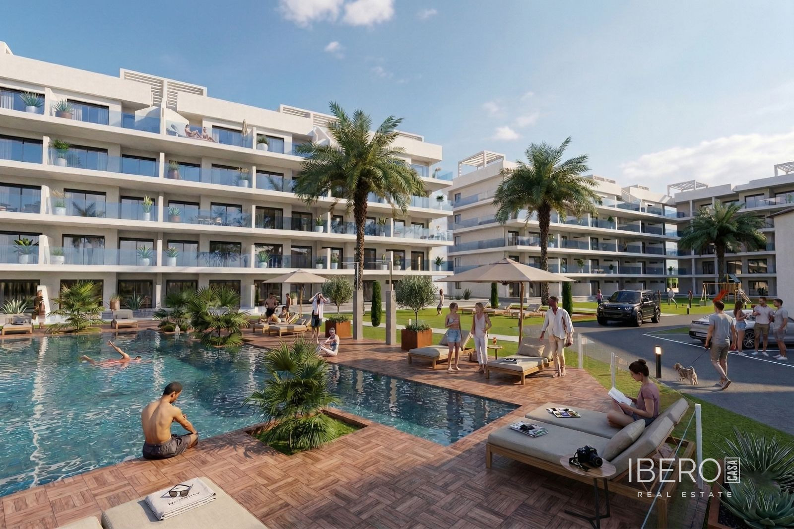 Nový apartmán se 2 ložnicemi kousek od moře, Urbanización El Raso