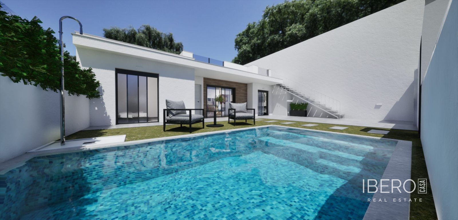 Casa de obra nueva de 3 dormitorios con vistas al mar, Torre-Pacheco