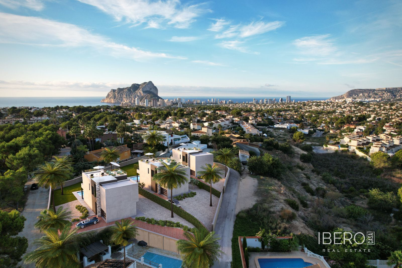 Nový dům se 3 ložnicemi a výhledem do hor, Calpe