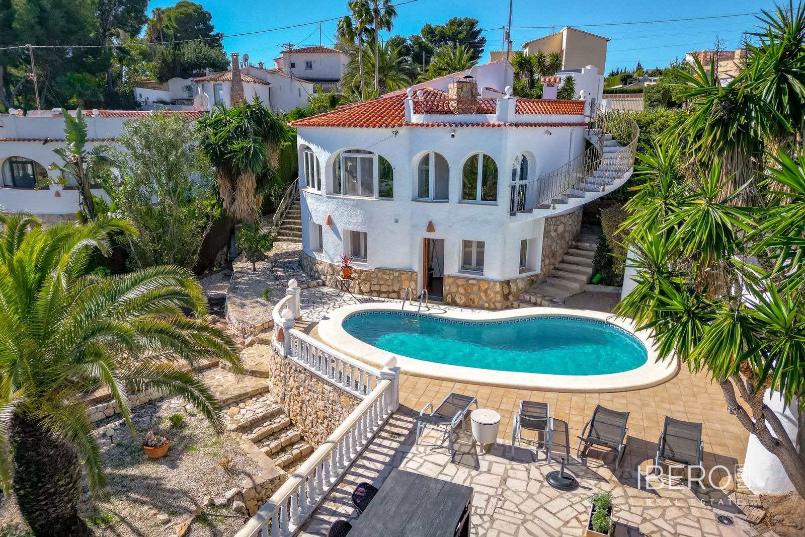Zrekonstruovaný dům s 5 ložnicemi a výhledem na moře, Benissa Coast