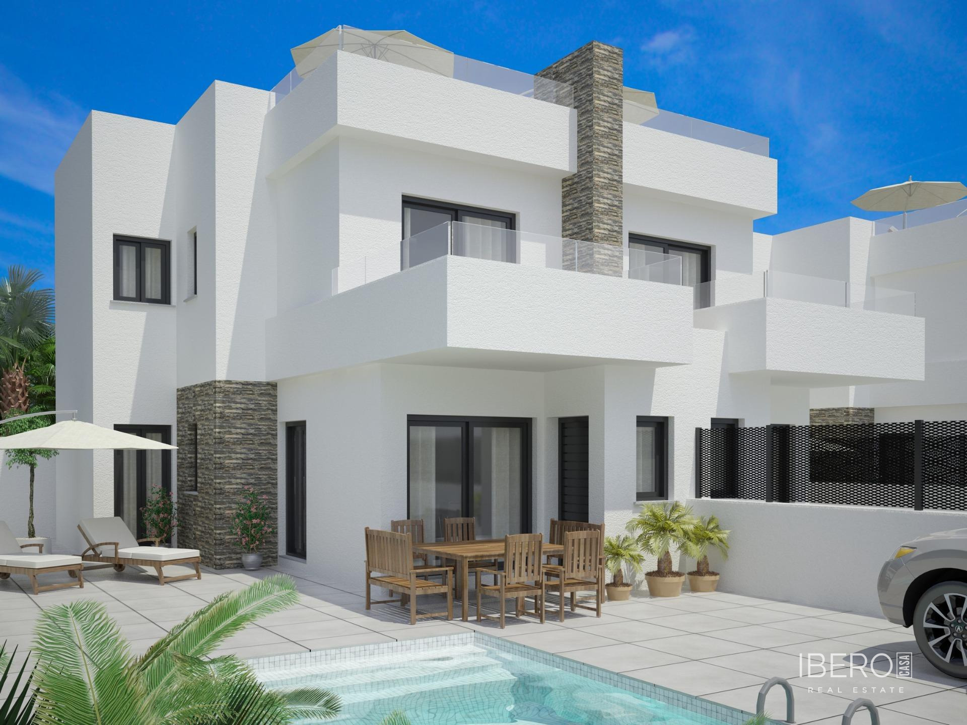 Rozestavěný dům 90 m² kousek od golfu, Orihuela