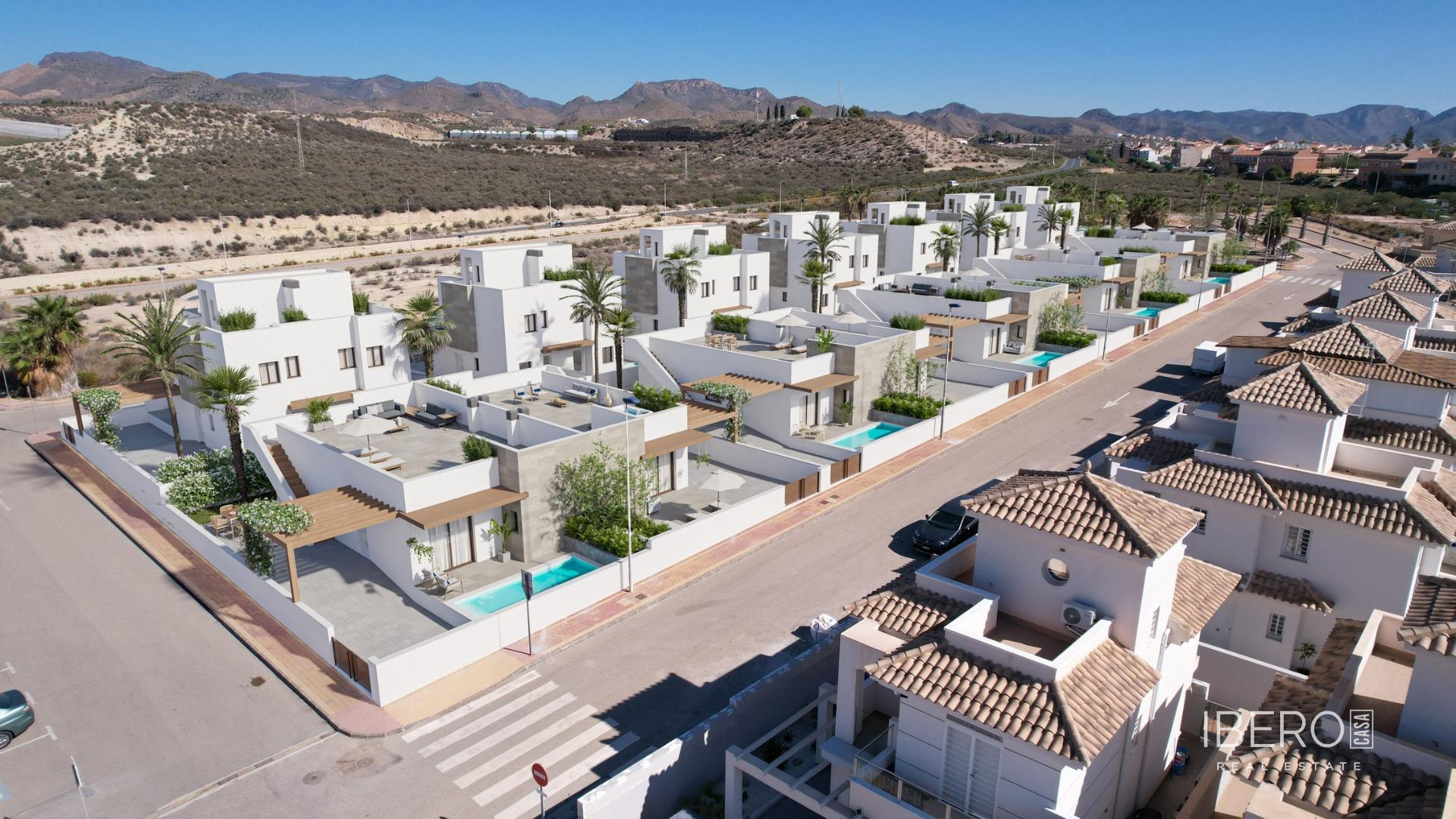 Rozestavěný dům 80 m² kousek od moře, Puerto de Mazarron