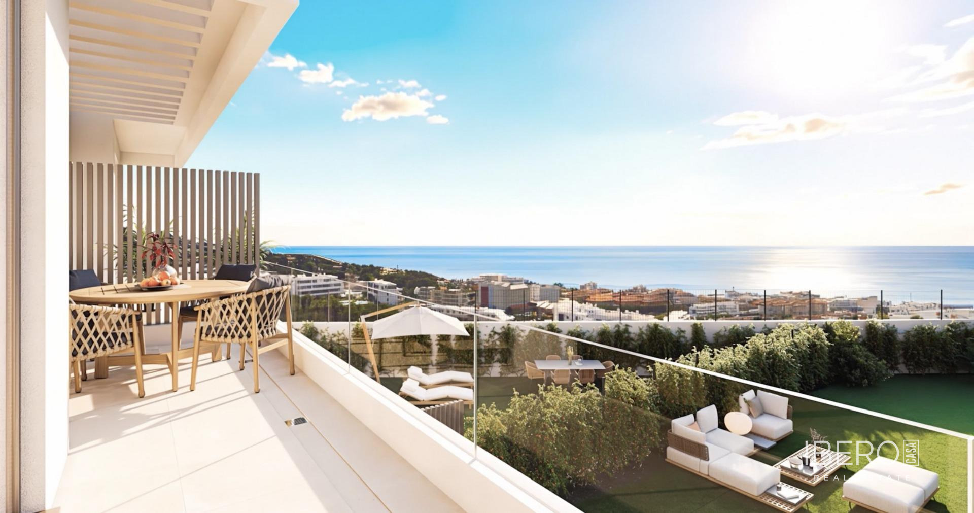 Rozestavěný dům 133 m² s výhledem na moře, Fuengirola