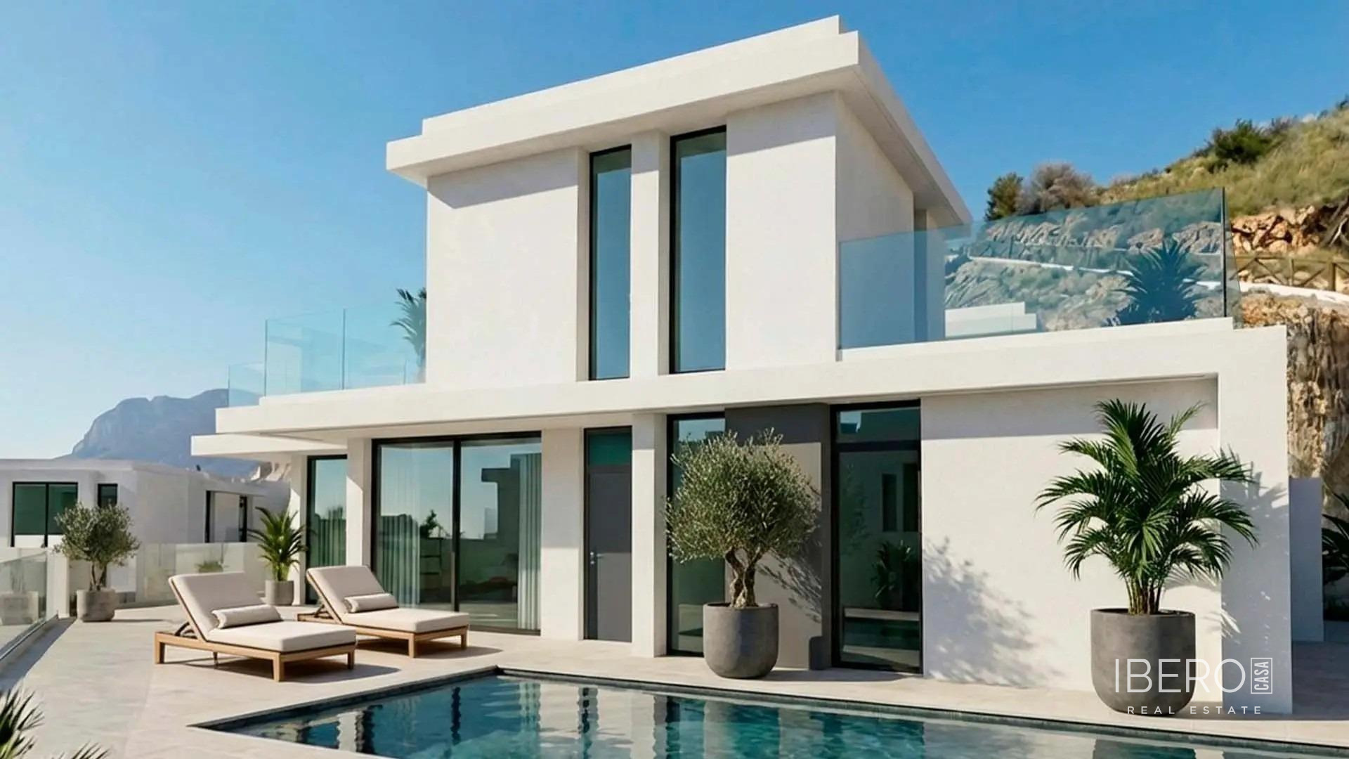 Rozestavěný dům 185 m² kousek od moře, Benidorm