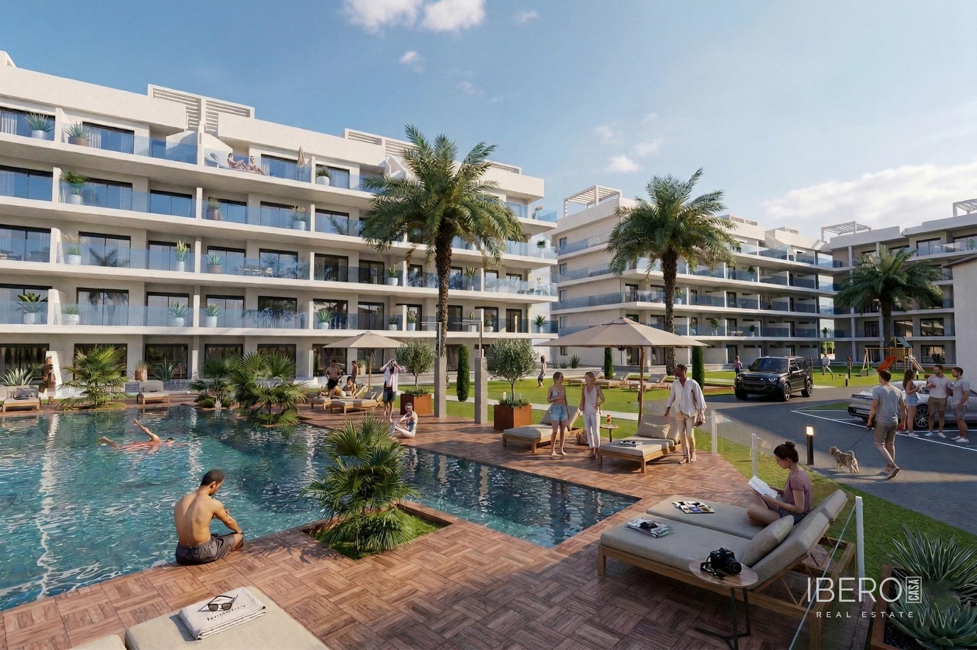 Rozestavěný apartmán 75 m² kousek od moře, Guardamar del Segura