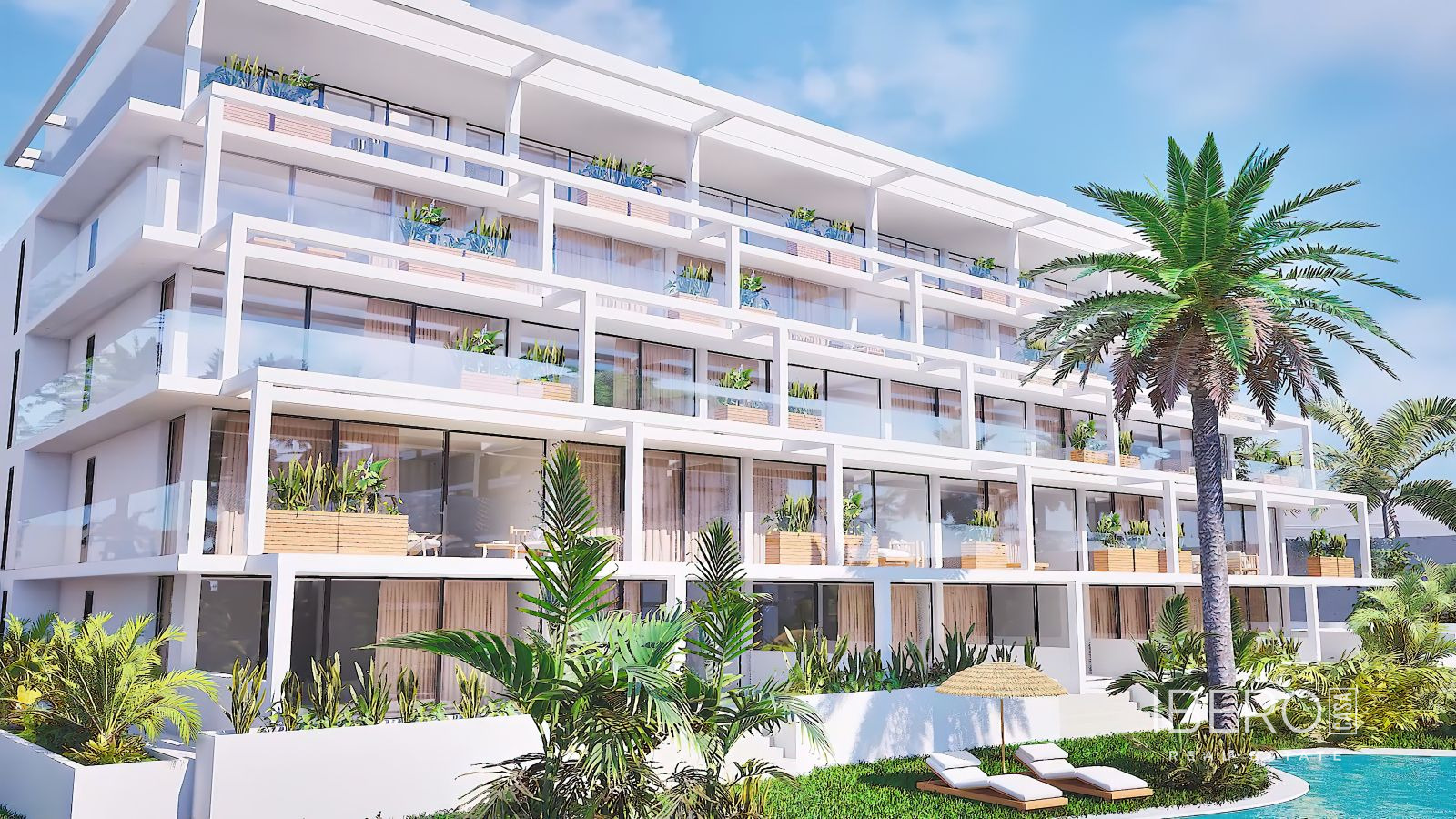 Nový apartmán se 2 ložnicemi a výhledem na moře, Mar de Cristal