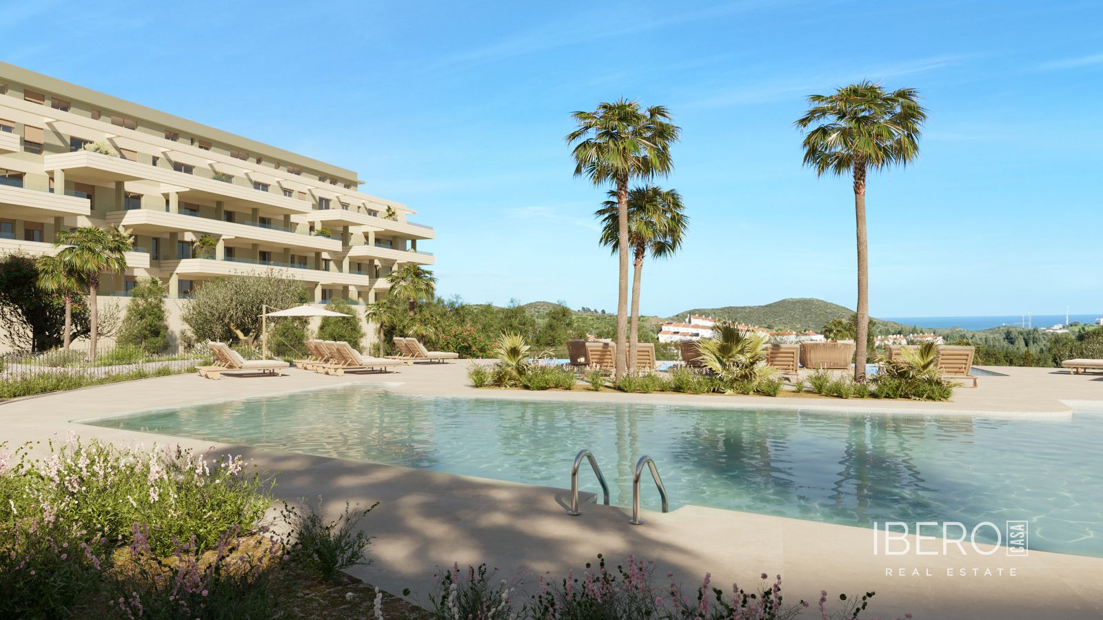 Nový apartmán se 2 ložnicemi a výhledem na moře, Mijas