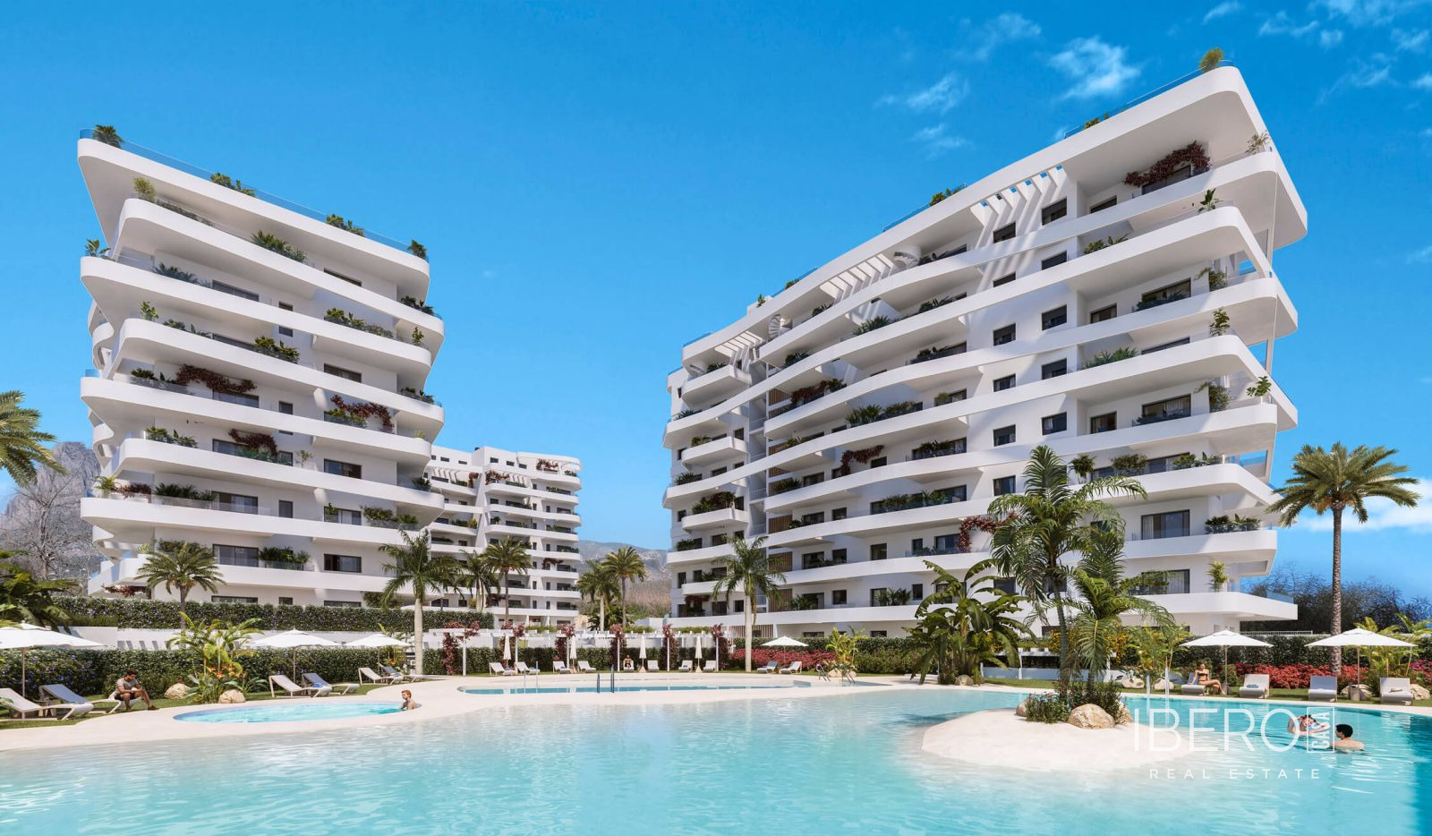 Nový apartmán s 1 ložnicí a výhledem na moře, Villajoyosa
