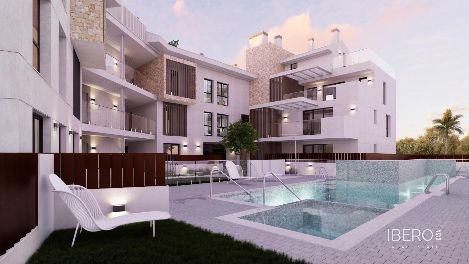 Rozestavěný apartmán se 2 ložnicemi kousek od moře, Jávea Xàbia