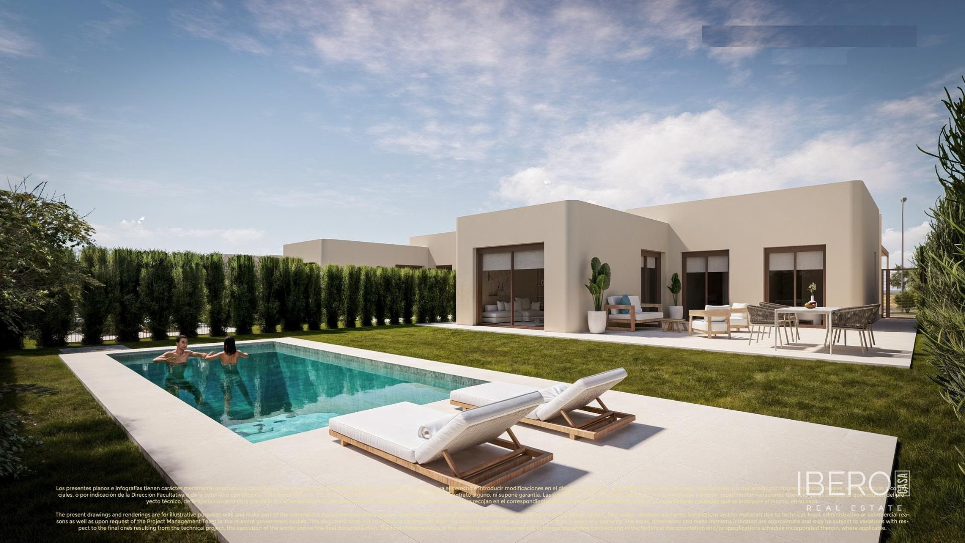 Rozestavěný dům se 3 ložnicemi kousek od golfu, Murcia