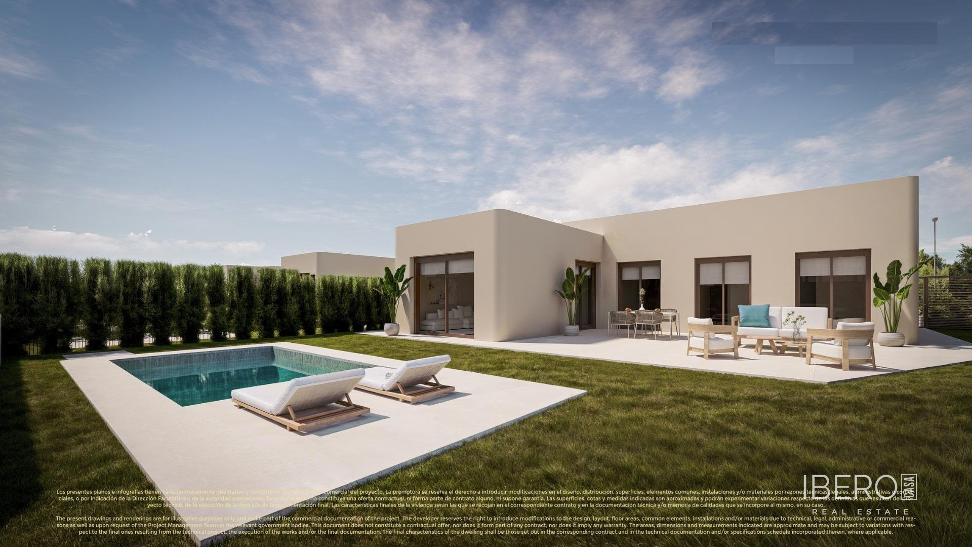 Rozestavěný dům se 4 ložnicemi kousek od golfu, Murcia