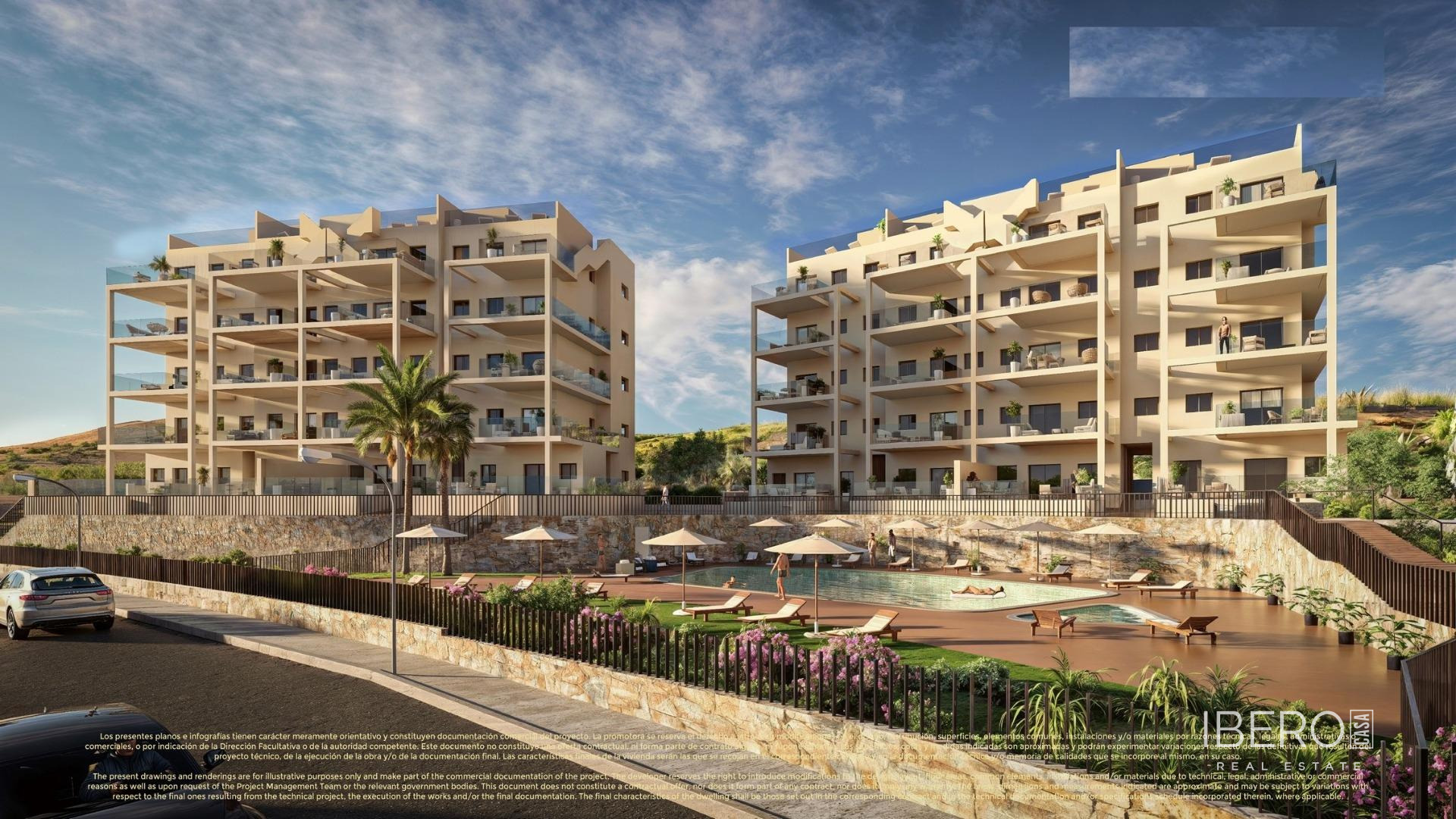 Apartamento en construcción de 3 dormitorios cerca del golf, Murcia