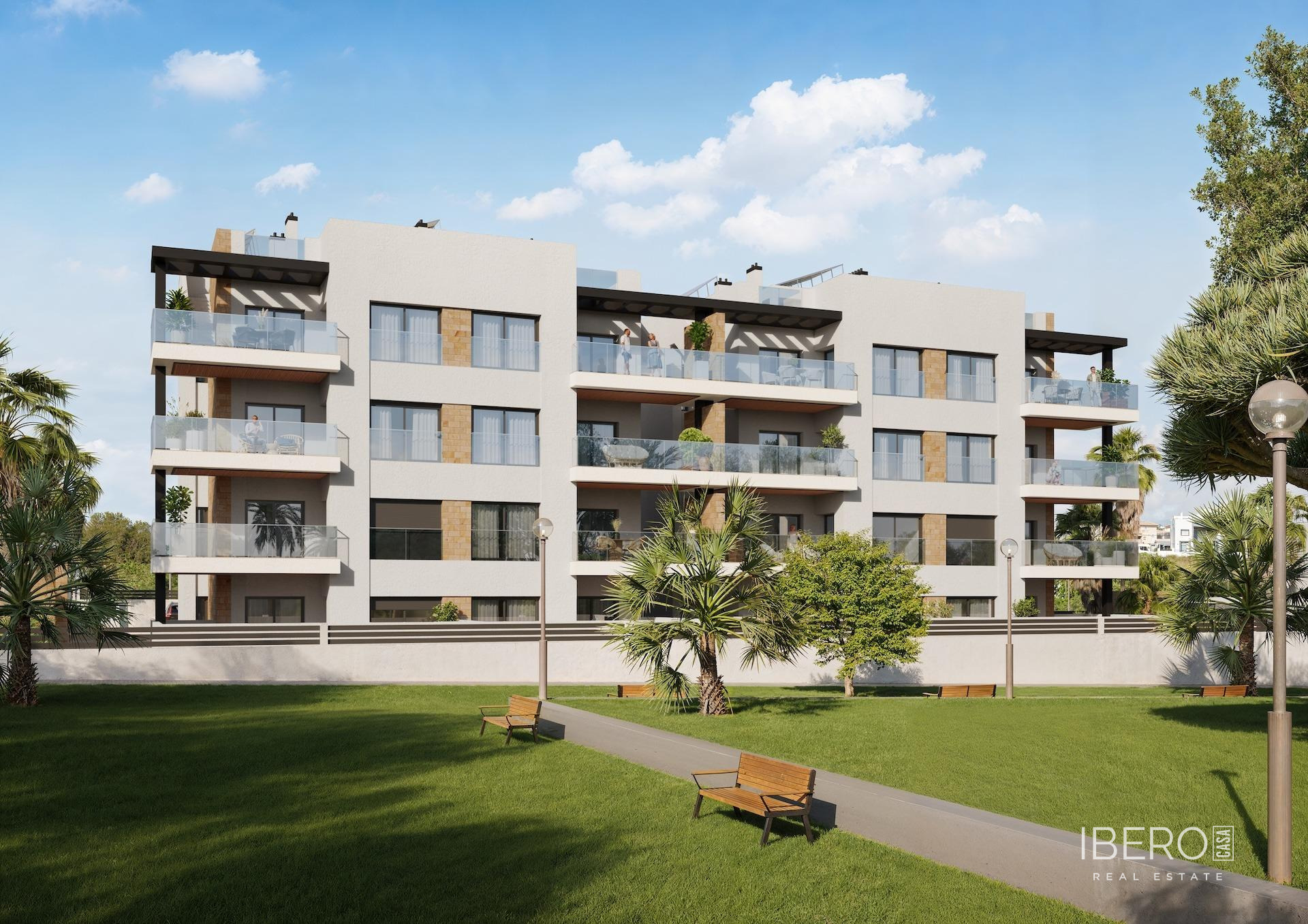 Nový apartmán se 2 ložnicemi, Torrevieja