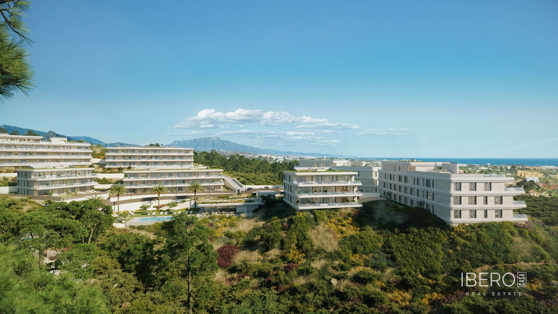 Rozestavěný apartmán se 3 ložnicemi kousek od moře, Estepona
