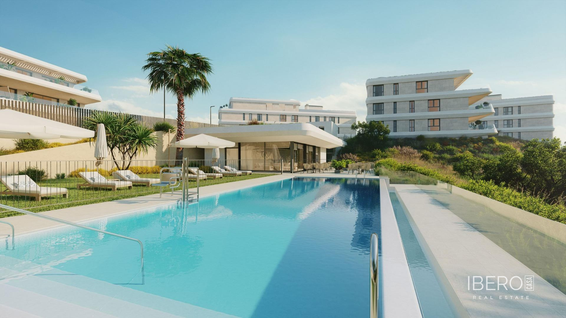 Rozestavěný apartmán se 3 ložnicemi kousek od moře, Estepona