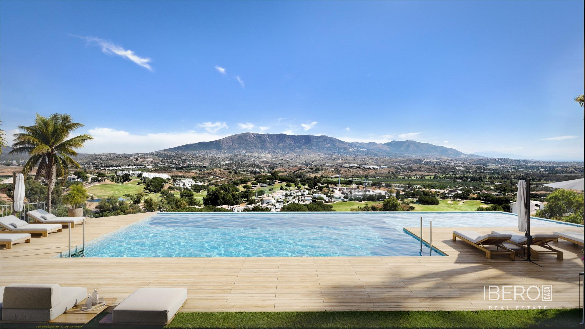 Rozestavěný apartmán se 2 ložnicemi a výhledem na moře, Mijas