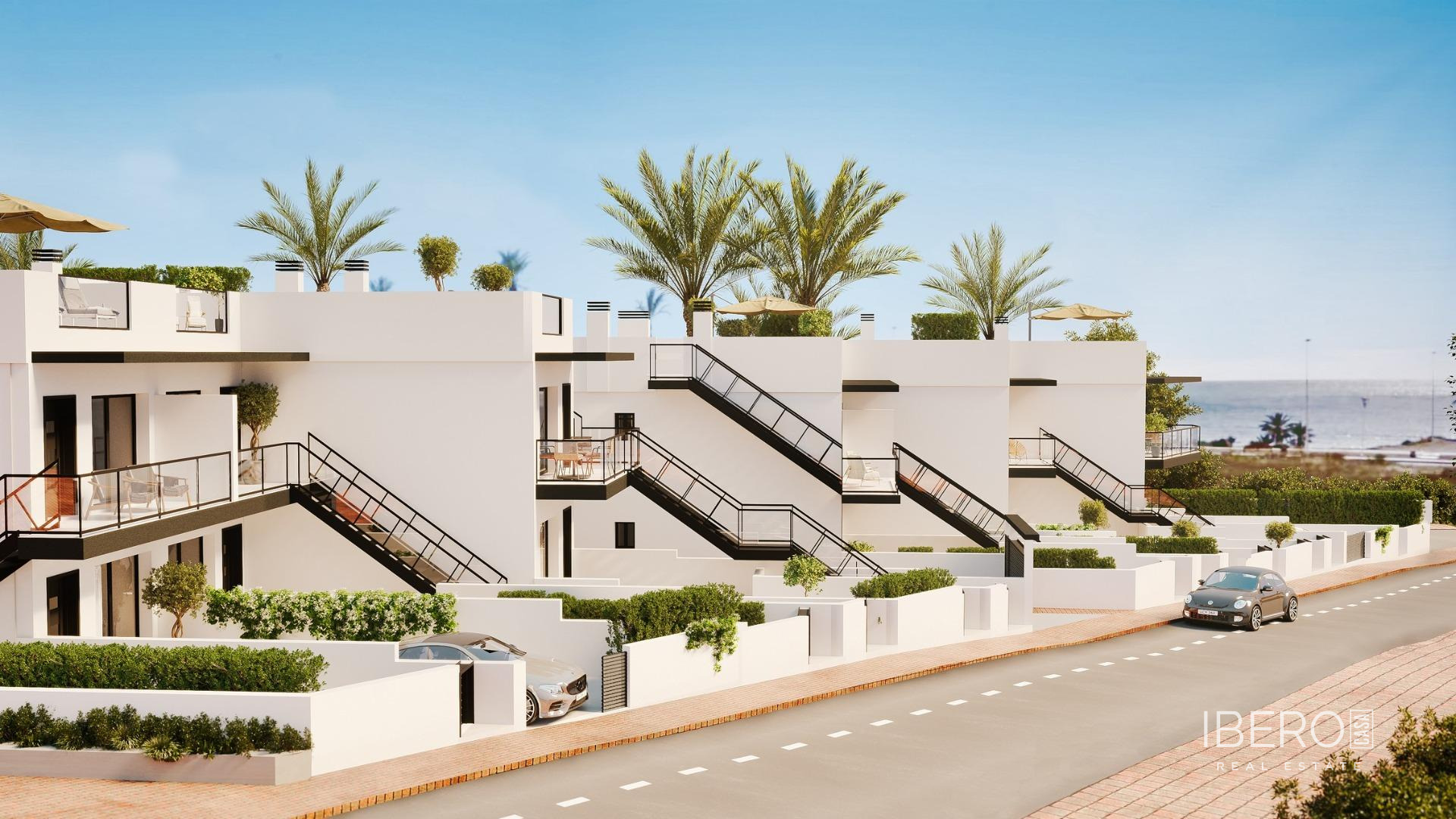 Rozestavěný dům se 2 ložnicemi a výhledem na moře, Puerto de Mazarron