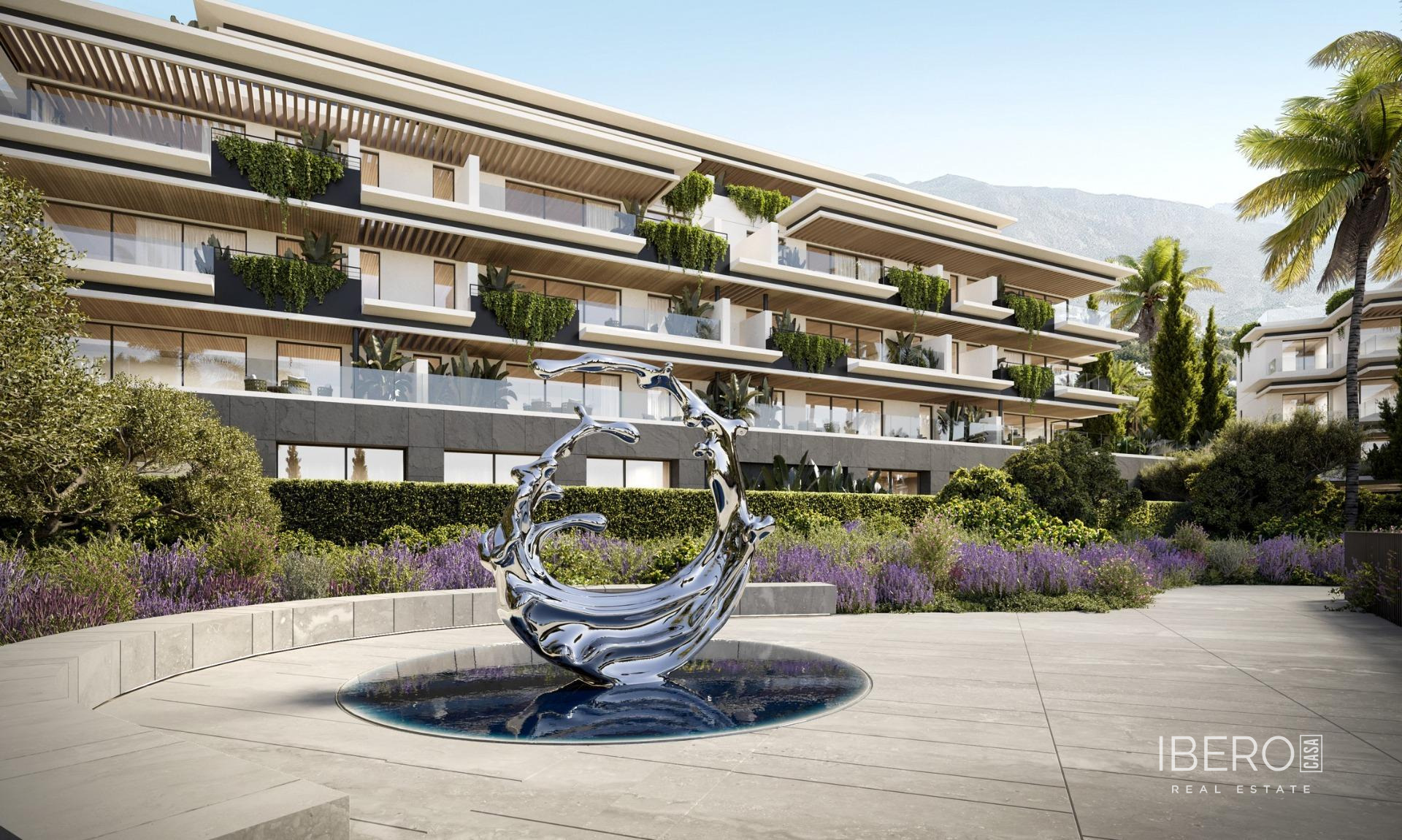 Rozestavěný apartmán se 3 ložnicemi a výhledem na moře, Mijas