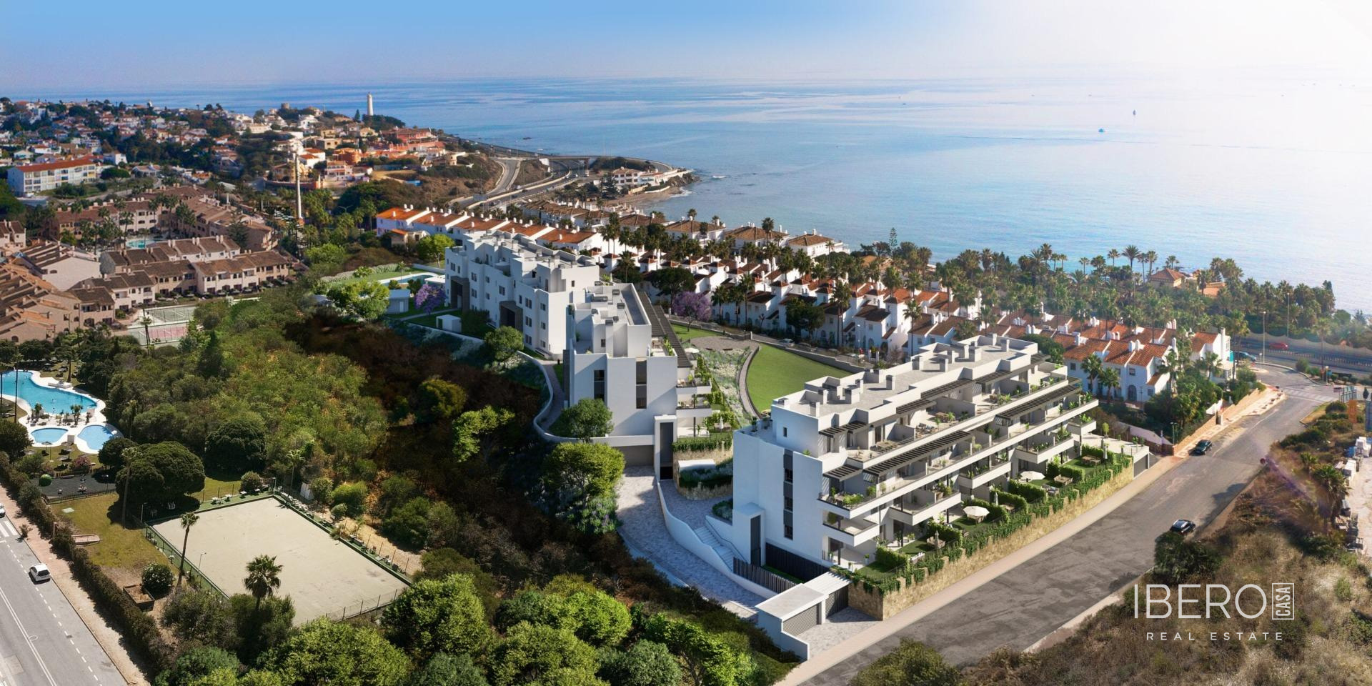 Rozestavěný apartmán se 2 ložnicemi kousek od moře, Mijas