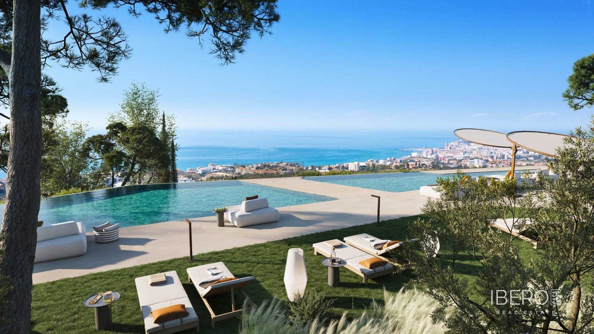 Rozestavěný apartmán se 2 ložnicemi a výhledem na moře, Fuengirola
