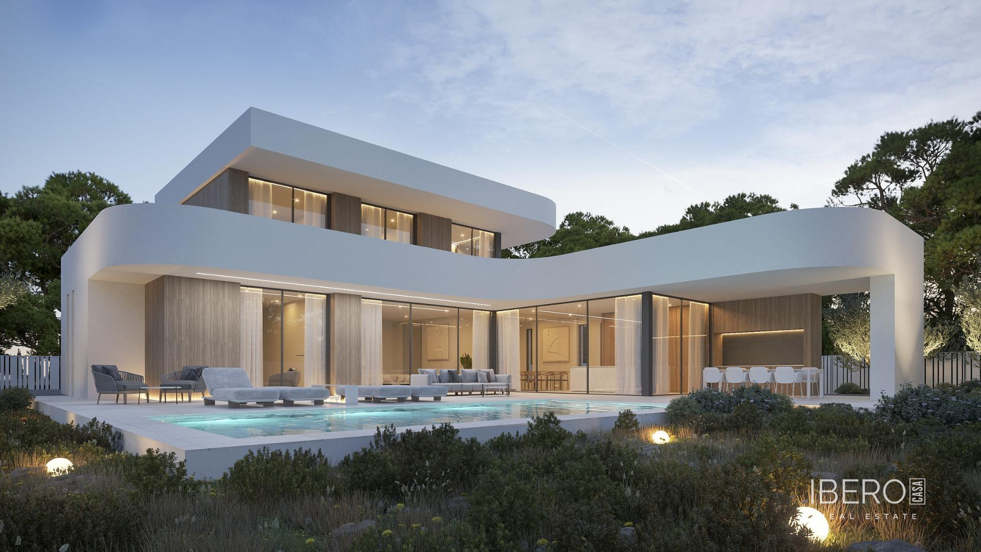 Rozestavěný dům se 4 ložnicemi kousek od moře, Moraira_Teulada