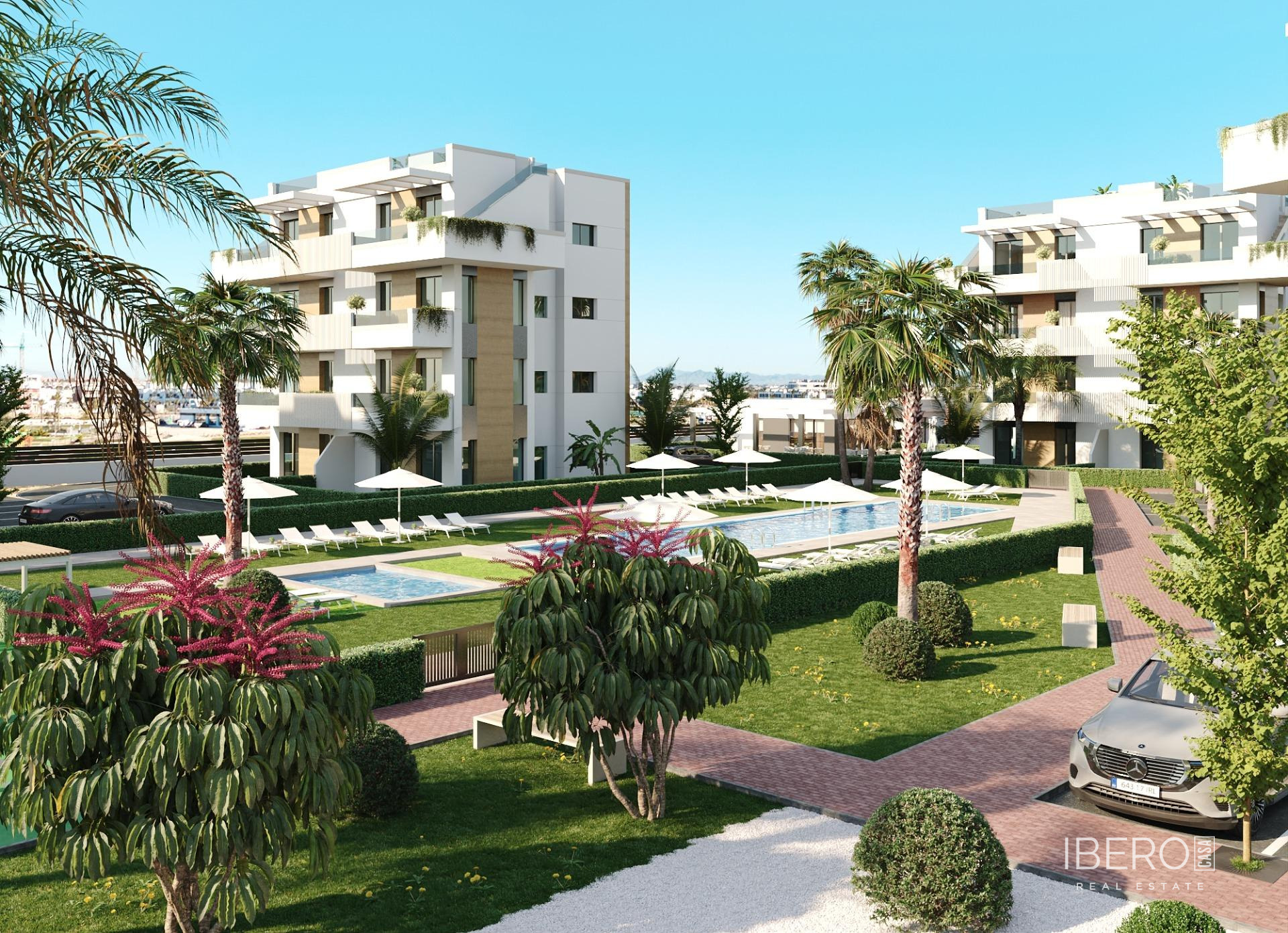 Rozestavěný apartmán se 2 ložnicemi, Torre Pacheco