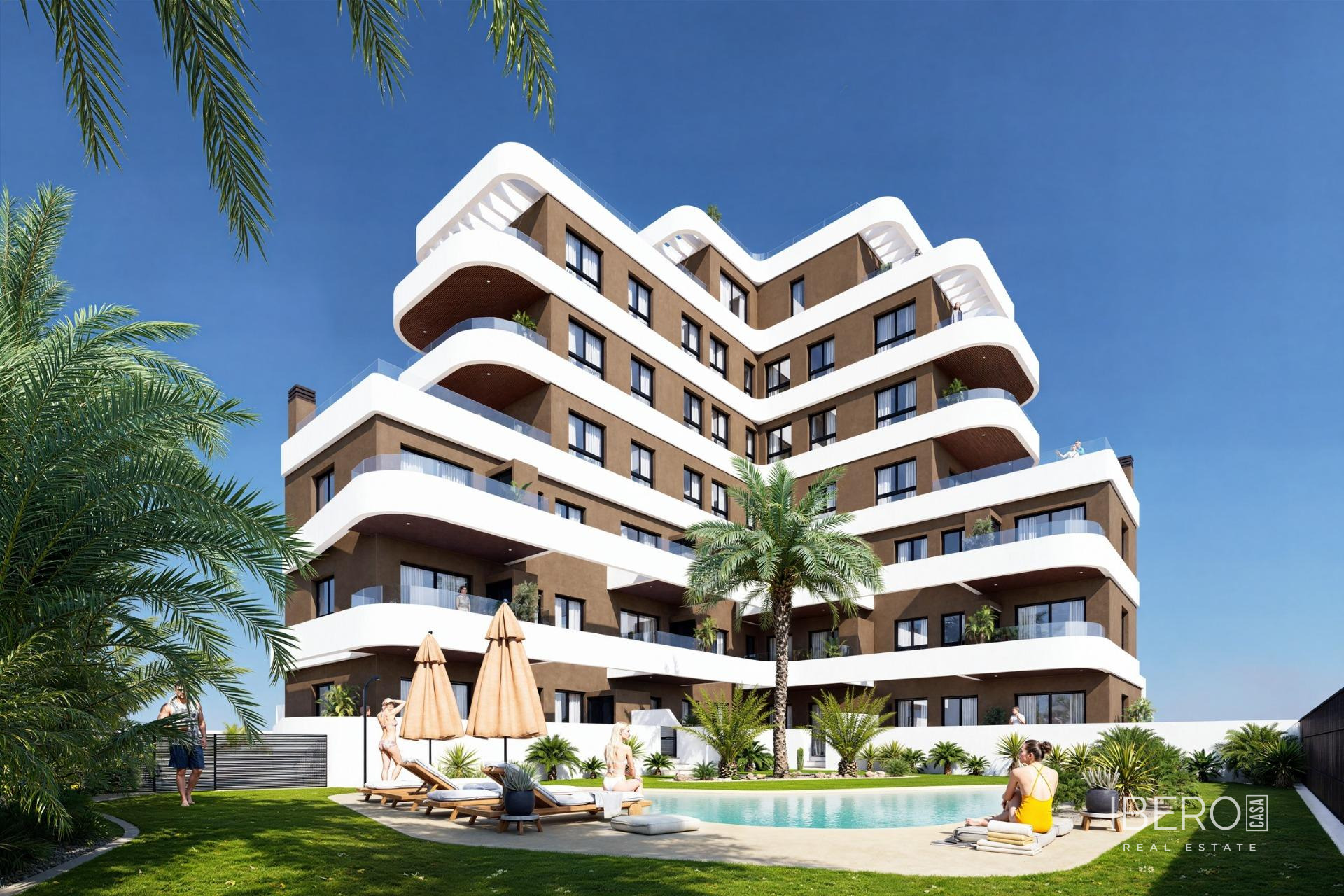 Rozestavěný apartmán se 3 ložnicemi, Guardamar del Segura