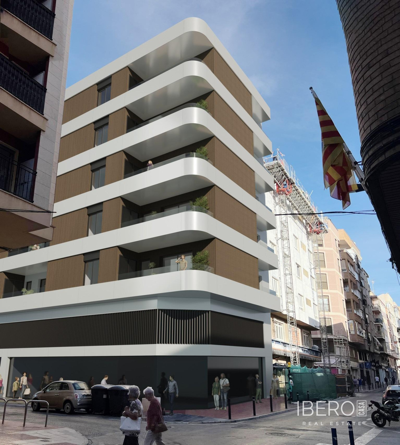 Rozestavěný apartmán se 2 ložnicemi kousek od moře, Santa Pola