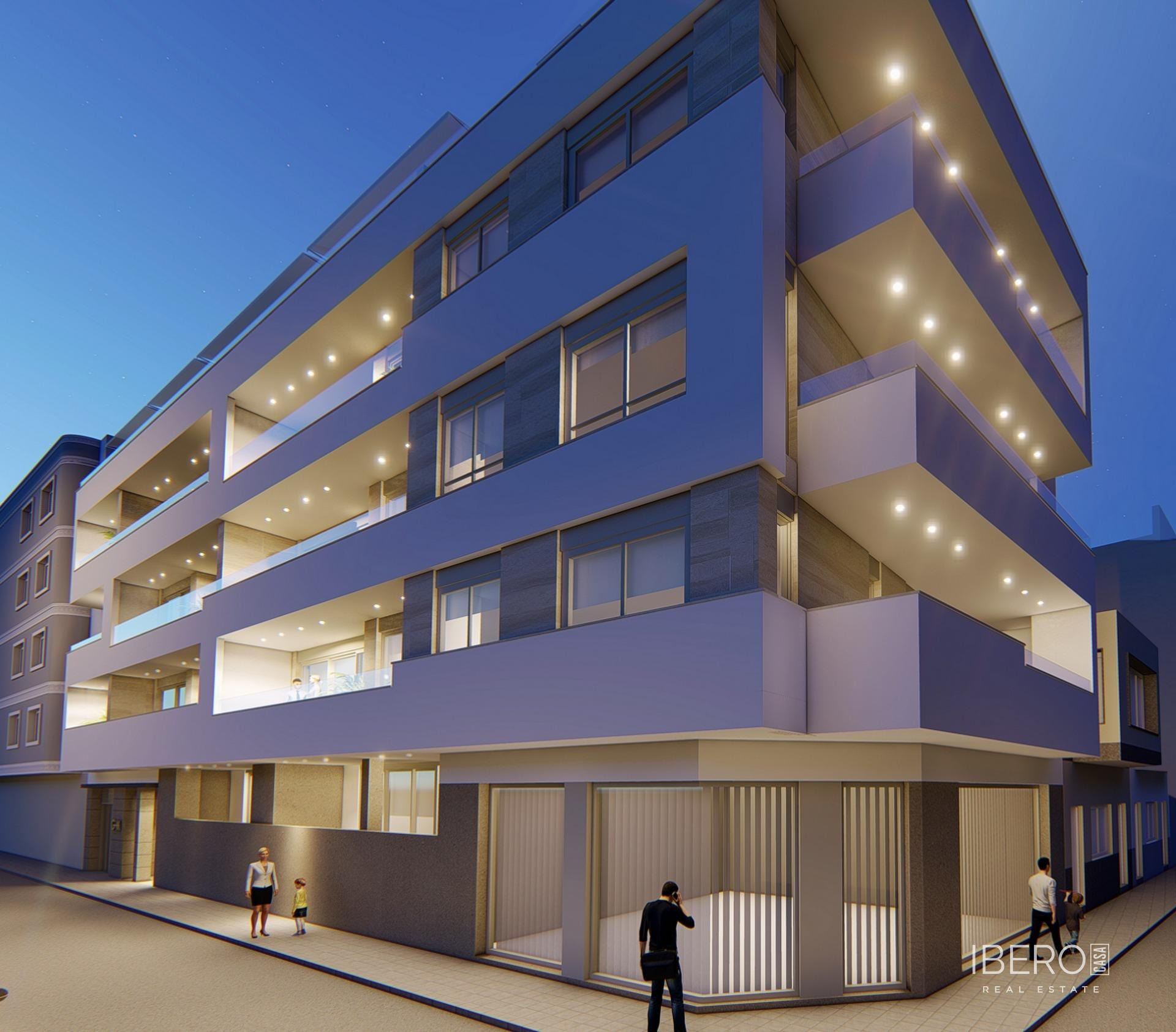 Nový apartmán se 3 ložnicemi a střešní terasou, Torrevieja