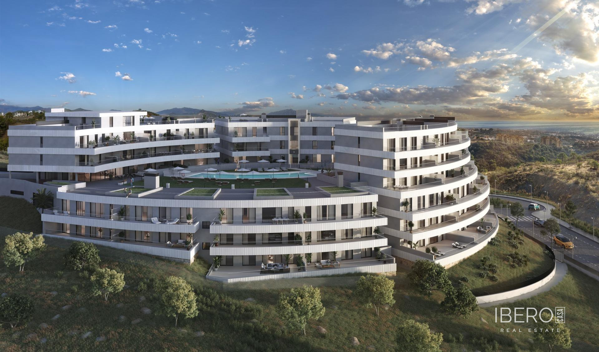 Nový apartmán se 2 ložnicemi a výhledem na moře, Estepona