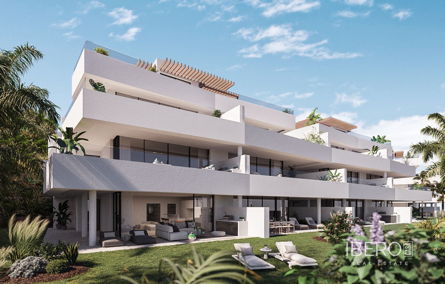 Nový apartmán se 3 ložnicemi a výhledem na moře, Estepona