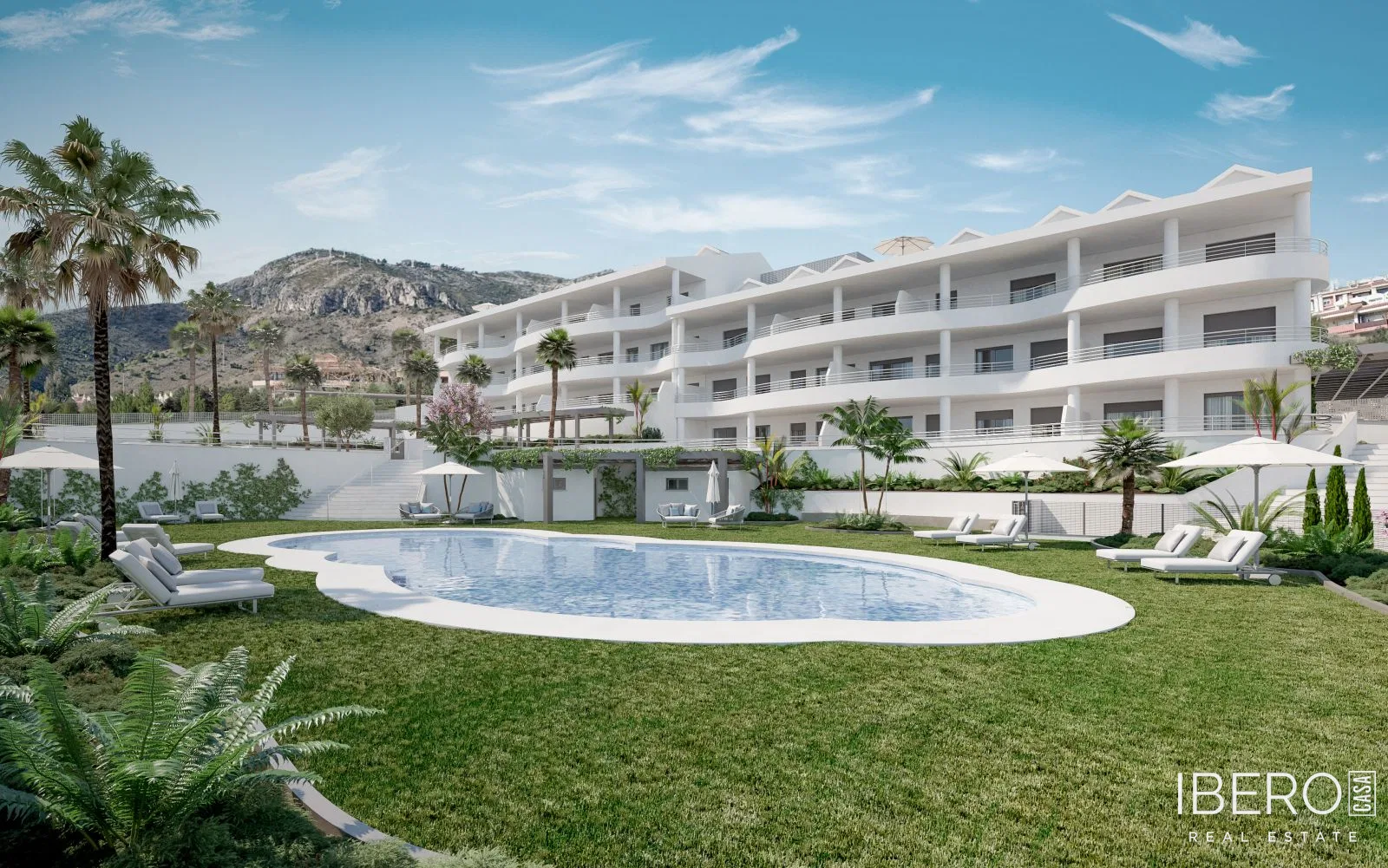 Nový apartmán se 3 ložnicemi a výhledem na moře, Benalmadena