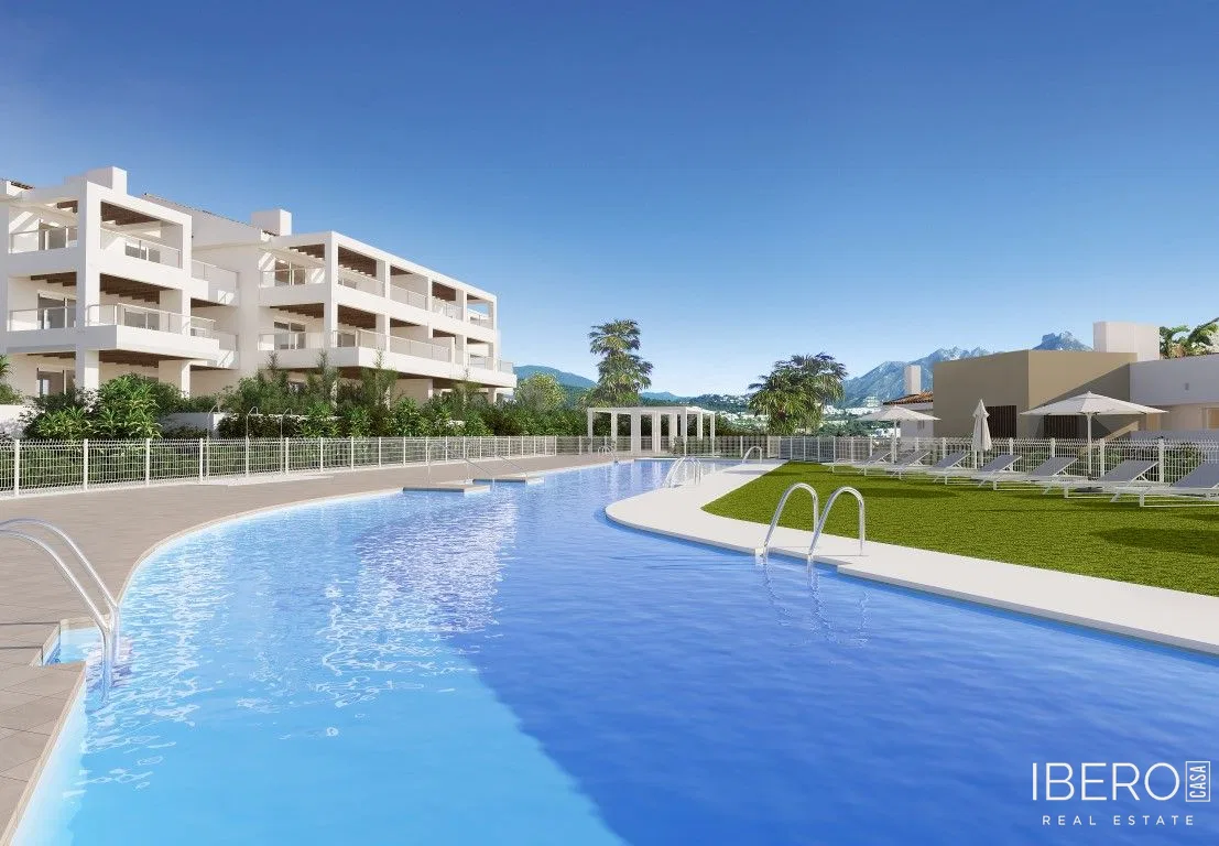 Nový apartmán se 2 ložnicemi a výhledem na moře, Benahavís