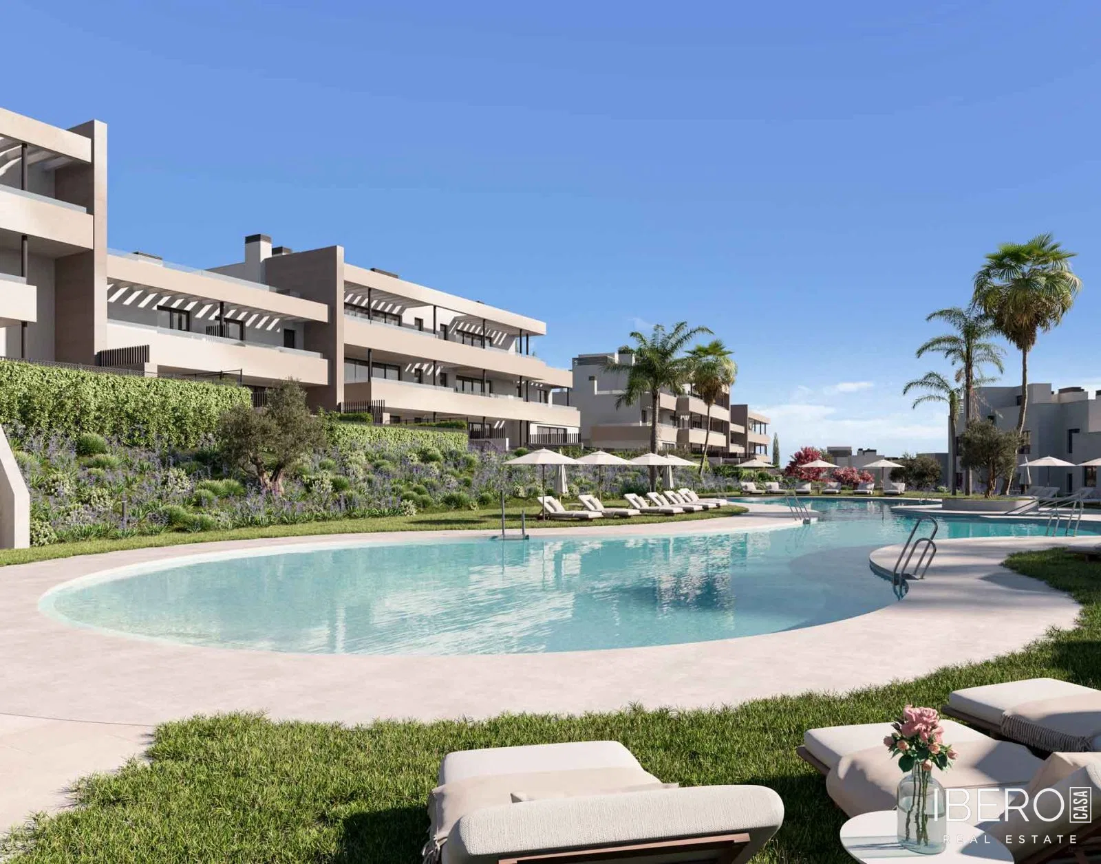 Apartamento de obra nueva de 2 dormitorios con vistas al golf, Casares