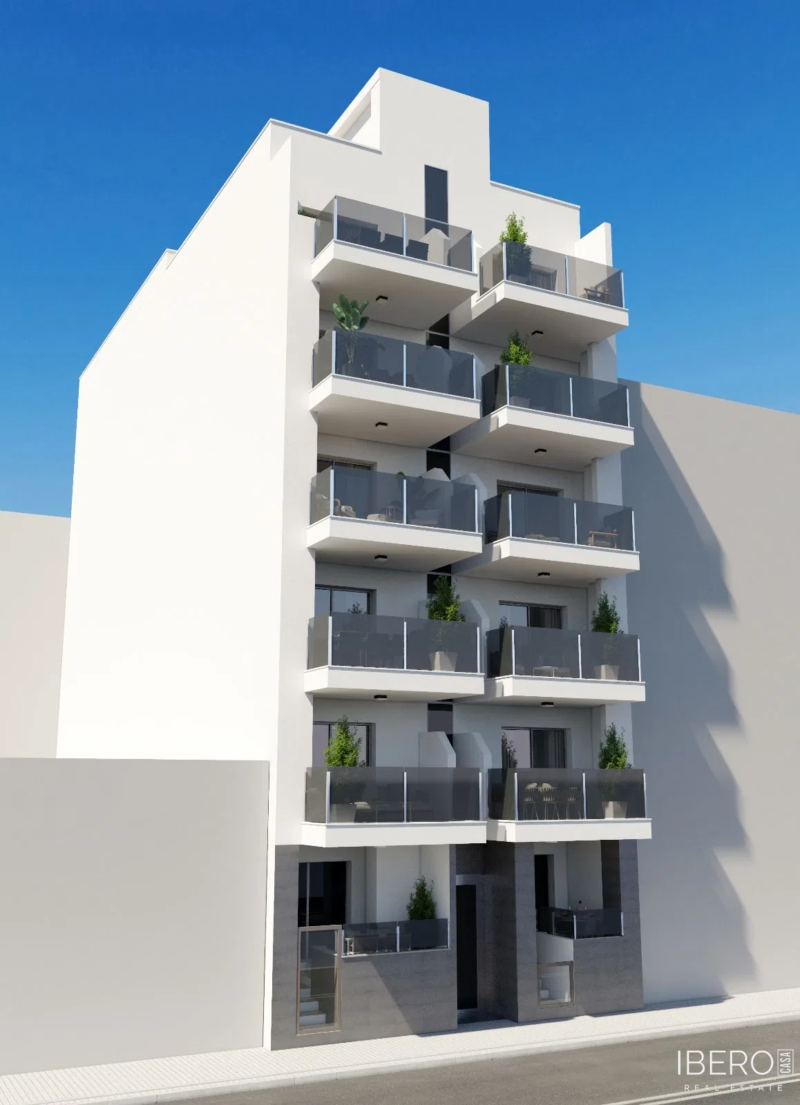 Nový apartmán se 3 ložnicemi a výhledem na moře, Torrevieja
