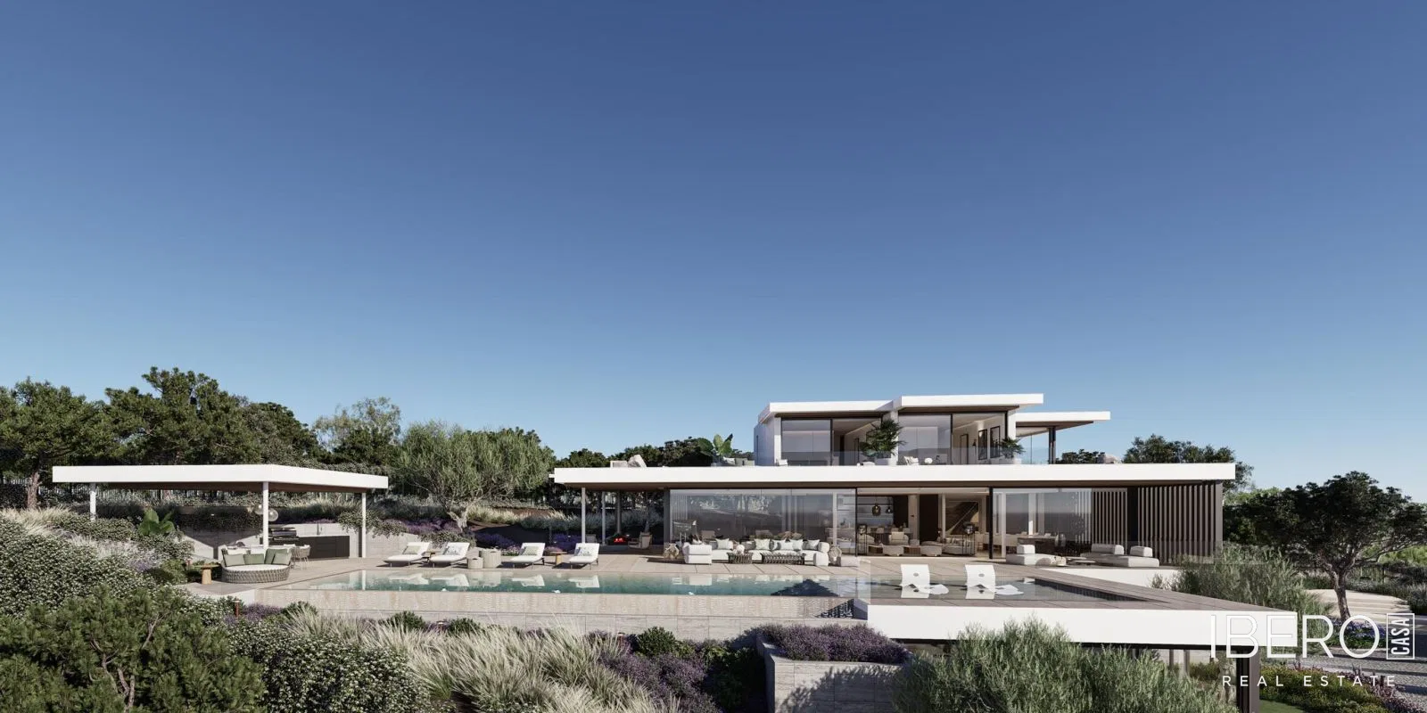 Casa de obra nueva de 4 dormitorios con vistas al mar, Sotogrande