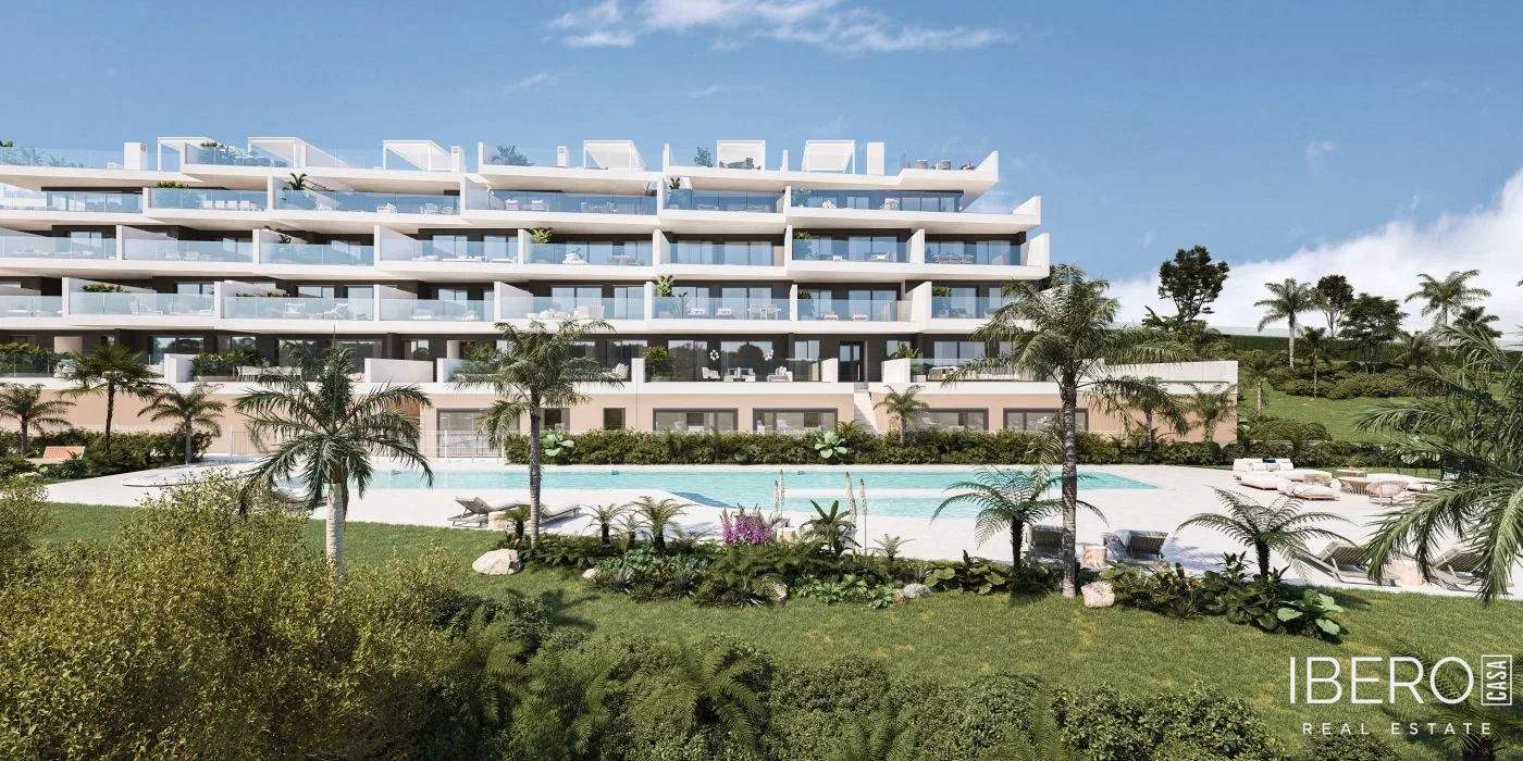Nový apartmán se 2 ložnicemi a výhledem na moře, Manilva