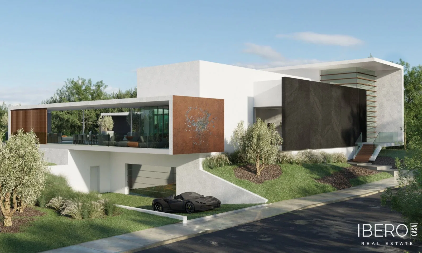 New-build 7-bedroom house with sea view, Benalmadena