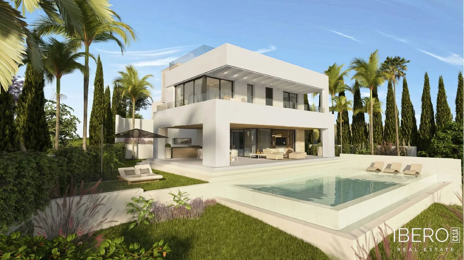 Nový dům s 5 ložnicemi a výhledem na moře, Sotogrande