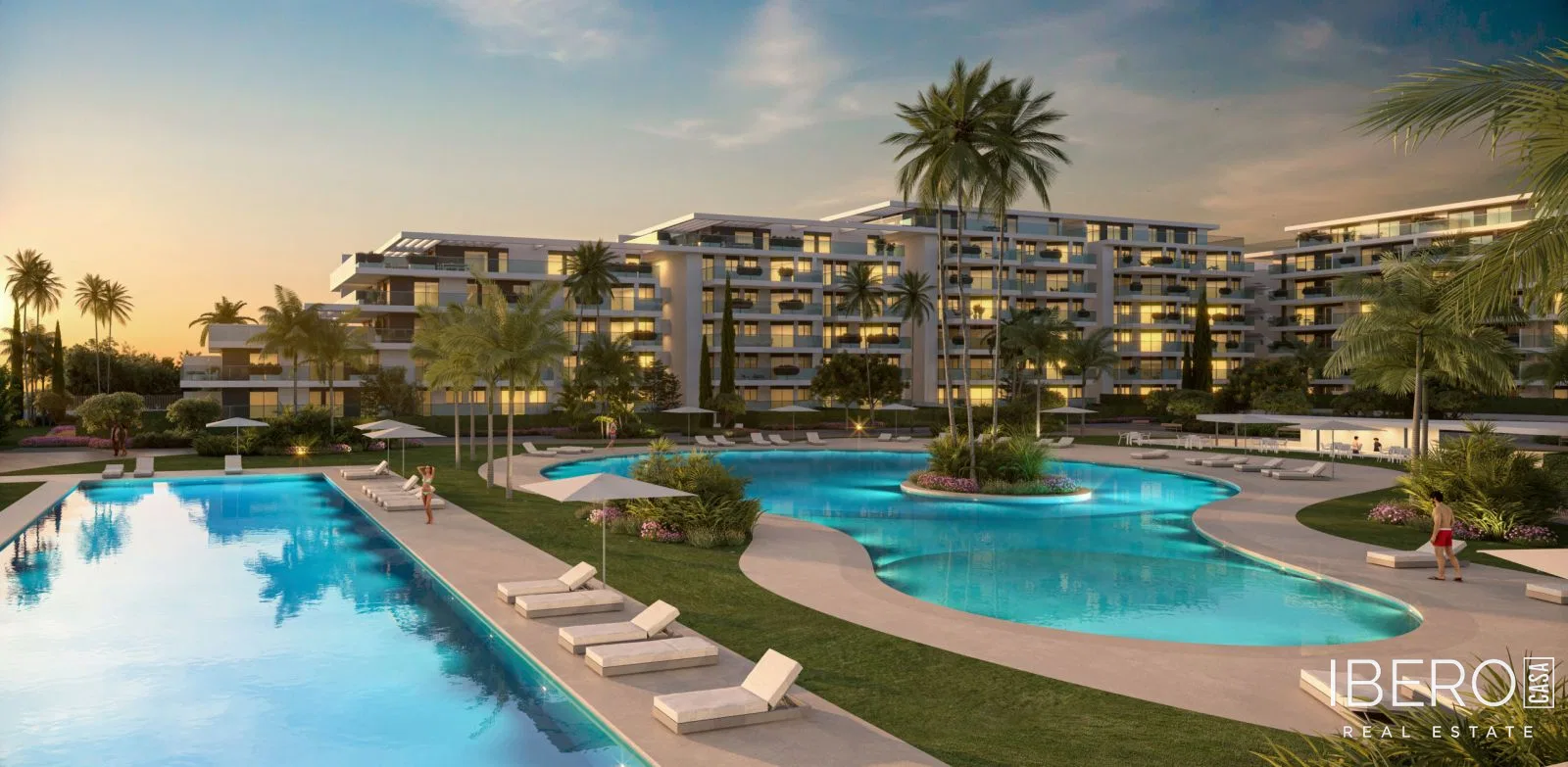 Apartamento de obra nueva de 1 dormitorio con vistas al mar, Almerimar