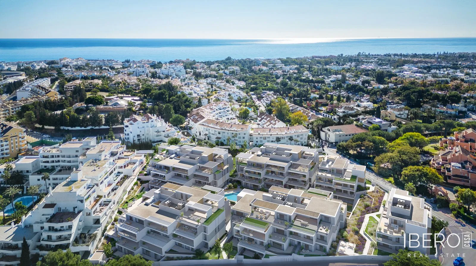 Nový apartmán se 2 ložnicemi a výhledem na moře, Marbella