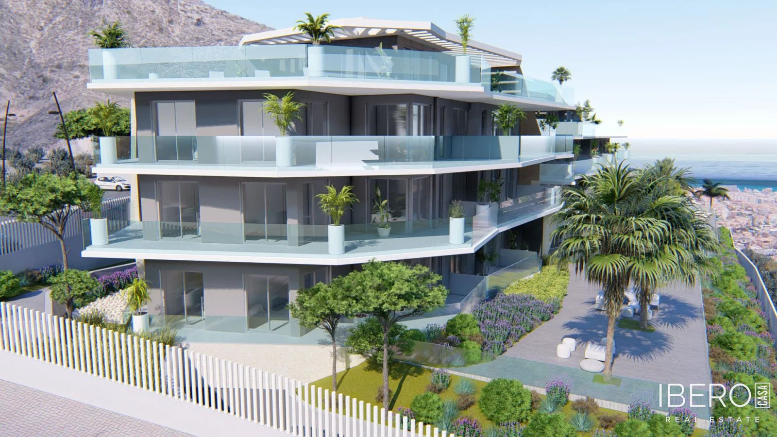 Nový apartmán se 3 ložnicemi a výhledem na moře, Benalmadena