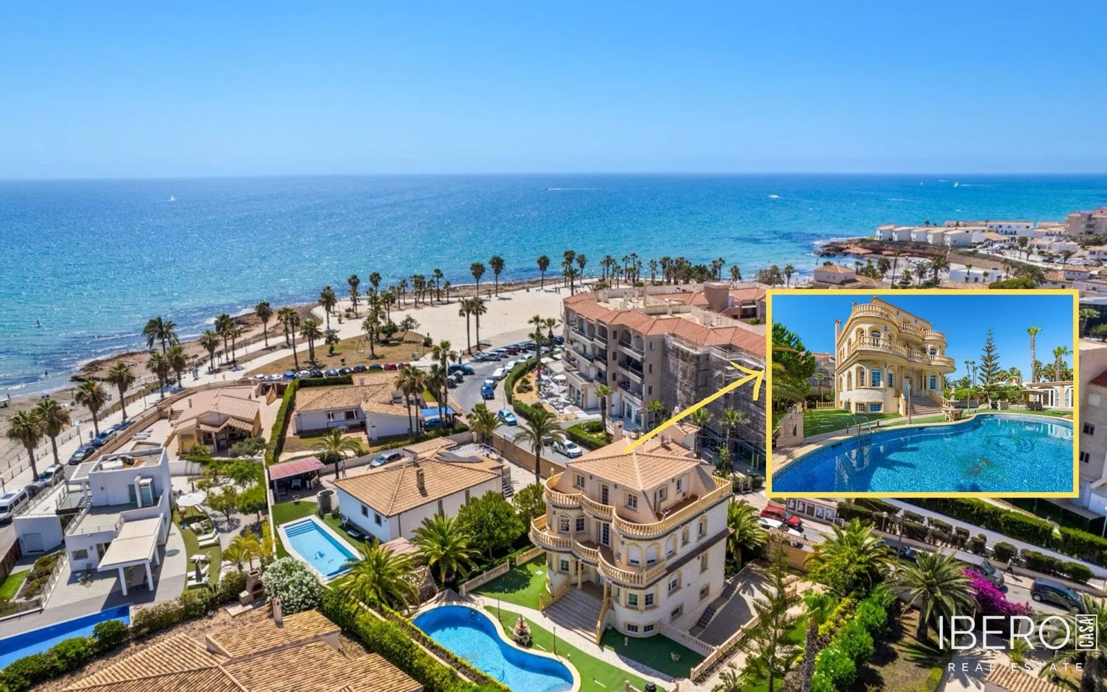 Dům se 6 ložnicemi a střešní terasou, Playa Flamenca