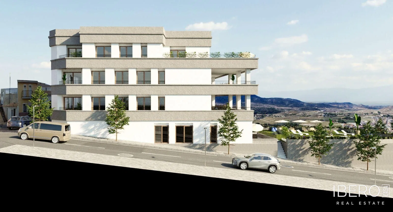 Nový apartmán se 2 ložnicemi a výhledem do hor, Hondón de las Nieves