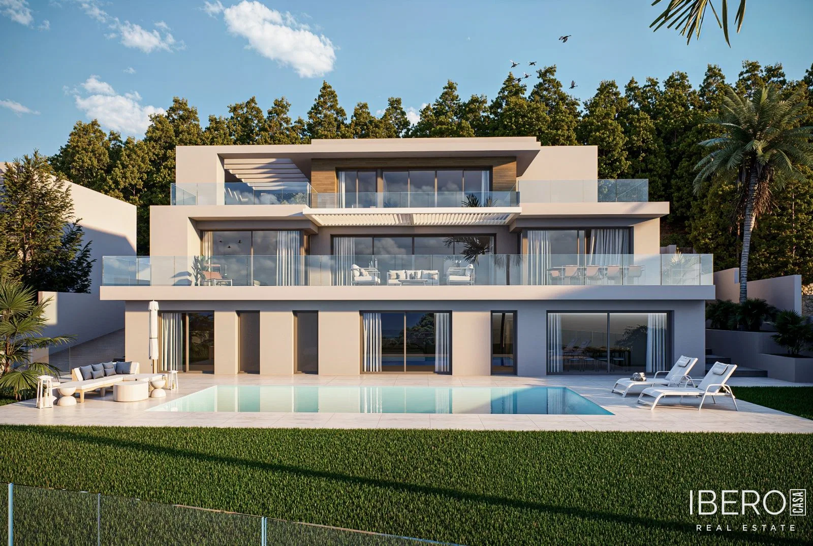 Nový dům se 4 ložnicemi a výhledem na moře, Altea Hills
