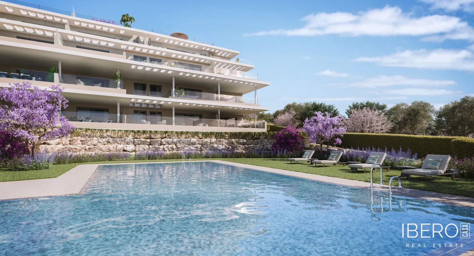 Nový apartmán se 2 ložnicemi a výhledem na moře, Estepona