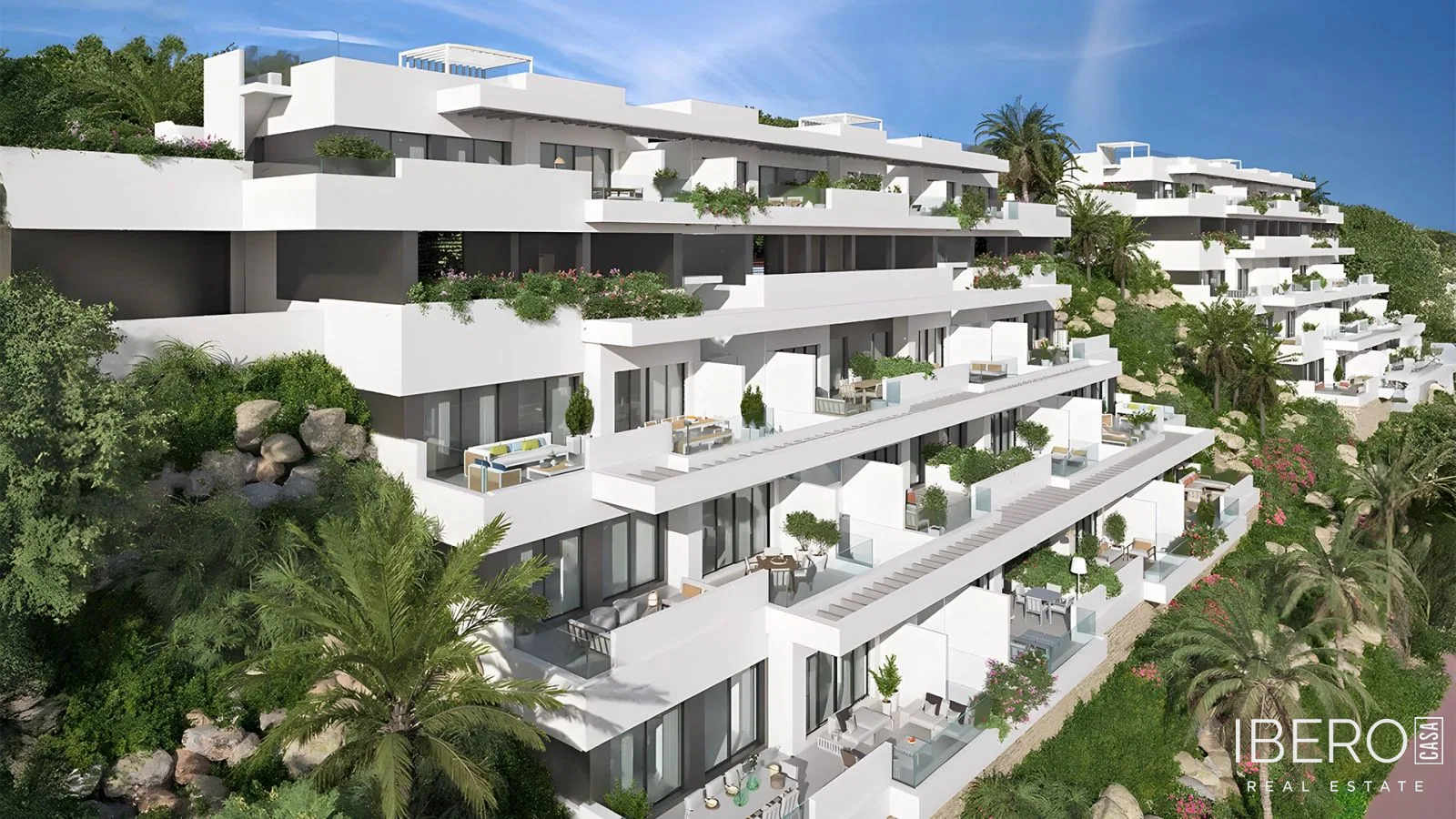 Nový apartmán s 1 ložnicí a výhledem na moře, La Cala de Mijas