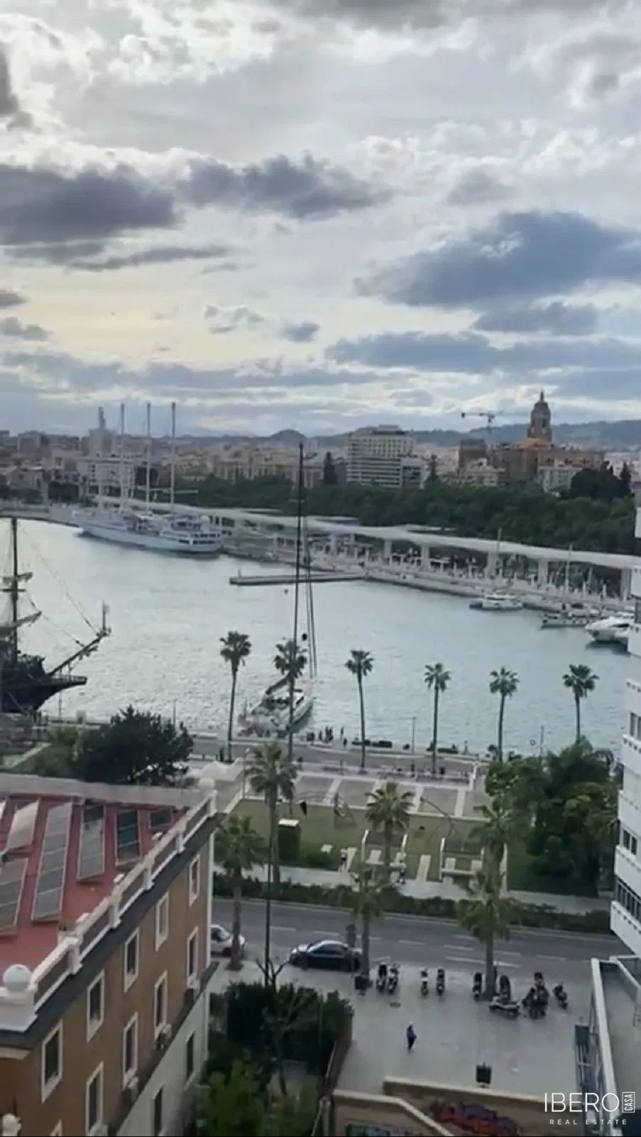 Apartmán se 2 ložnicemi a výhledem na moře, Málaga Centro