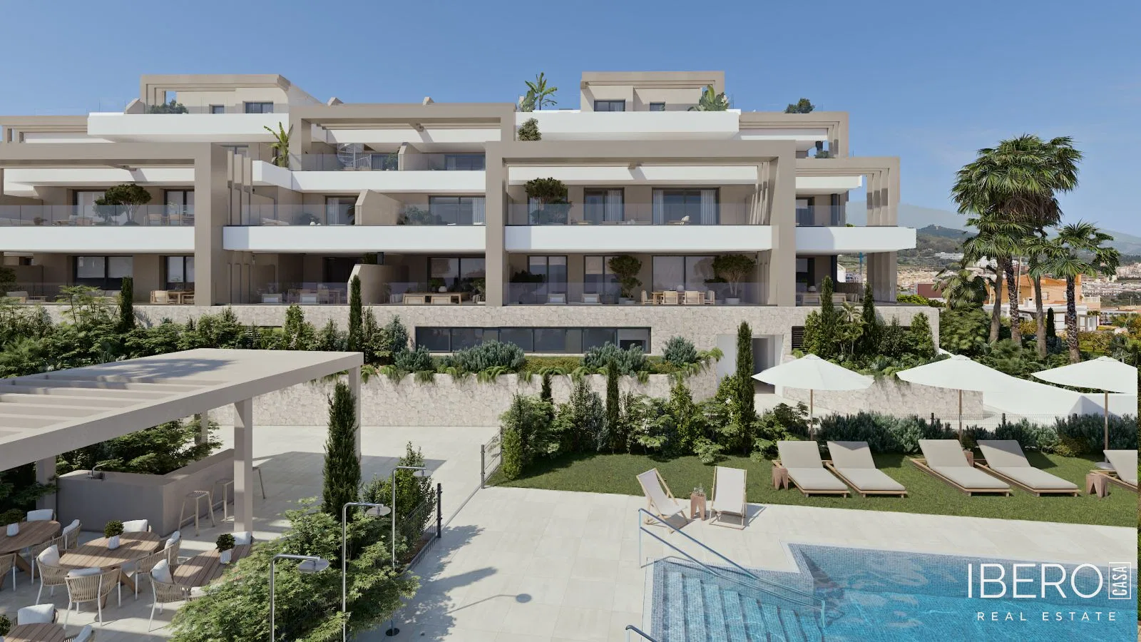 Nový apartmán se 2 ložnicemi a výhledem na moře, Estepona